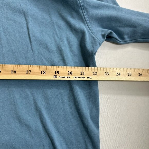 L.L. Bean Mens Turtleneck Sweatshirt Long Sleeve Blue Size XL 100% Cotton - Picture 6 of 8